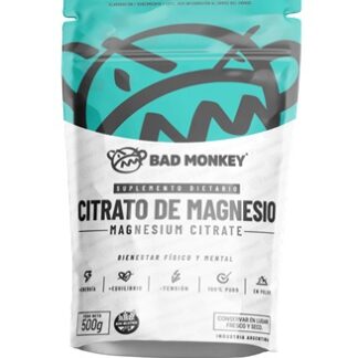 Bad Monkey Citrato de Magnesio 500 gr