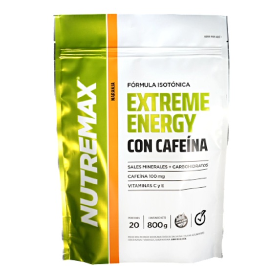 Nutremax Extreme Energy 800Grs Doypack Sabor Naranja