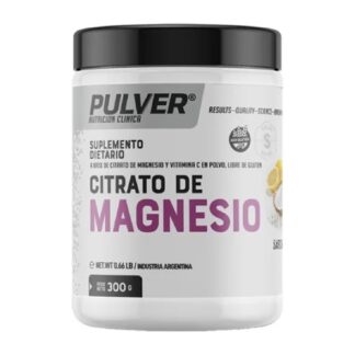 Pulver Citrato de Magnesio 300Gr Sabor Limon