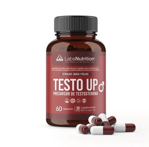 LABS NUTRITION Testo Up - Precursor De Testosterona, estimulante (60 Comprimidos)