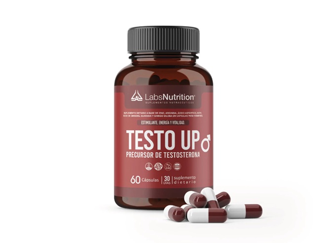 LABS NUTRITION Testo Up - Precursor De Testosterona, estimulante (60 Comprimidos)