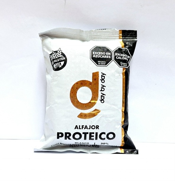 Day by Day Alfajor Proteico 20% de proteína.