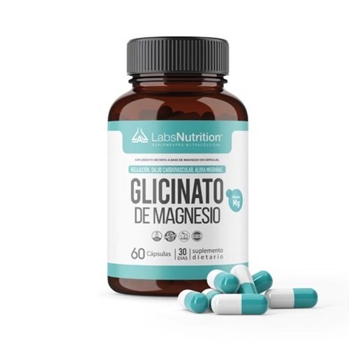 LABS NUTRITION Glicinato de Magnesio 500 mg (60 caps)