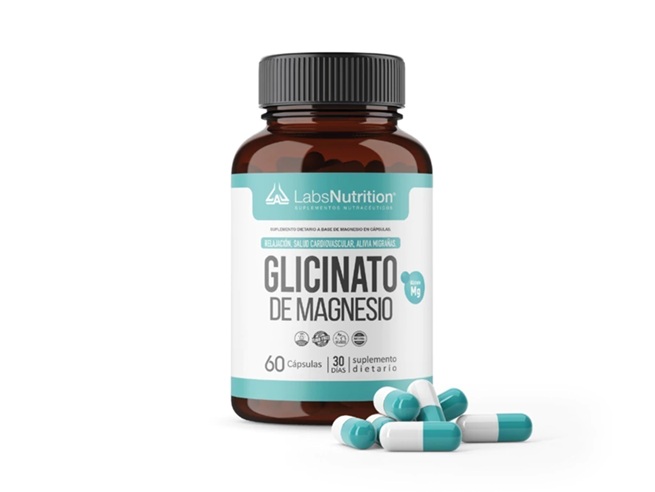 LABS NUTRITION Glicinato de Magnesio 500 mg (60 caps)