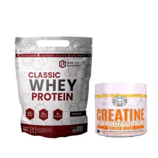 COMBO PROTEINA ON FIT 2LBS. DOY PACK + CREATINA GENERACION FIT MONOHIDRATADA 300GRS.