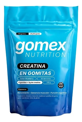 Gomitas De Creatina Monohidratada 5gr Gomex ( 120 gomitas )