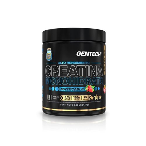 GENTECH CREATINA MONOHIDRATO MASTICABLE (150TABS.)