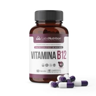 LABS NUTRITION Vitamina B12 - Equilibrio Sanguíneo Y Neuronal (60 Capsulas)