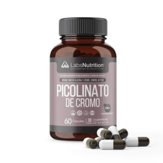 LABS NUTRITION Picolinato de Cromo 250 mcg - Control peso, glucemico
