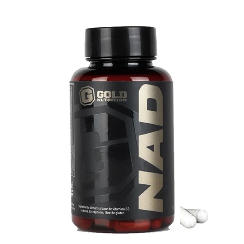 Gold Nutrition Nad Nicotinamida Adenina Dinucleótido X 30 Caps Energia Sin Sabor