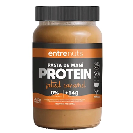 EntreNuts Pasta de Mani PROTEICA (14Gr) 370Gr