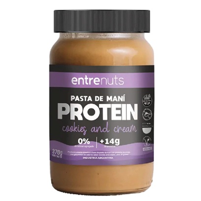 EntreNuts Pasta de Mani PROTEICA (14Gr) 370Gr - Imagen 3